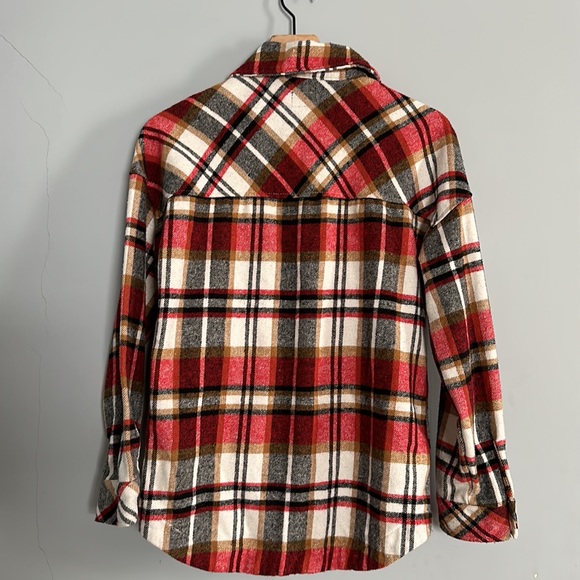 CI SONO Plain Red Black and Tan Women’s Shirt Size S - Picture 7 of 8